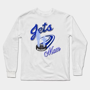 Jets Hockey Mom Long Sleeve T-Shirt